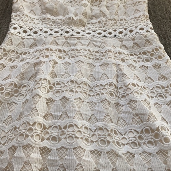 Lulus Kenna Fringe and Crochet Dress Medium - Picture 2 of 6